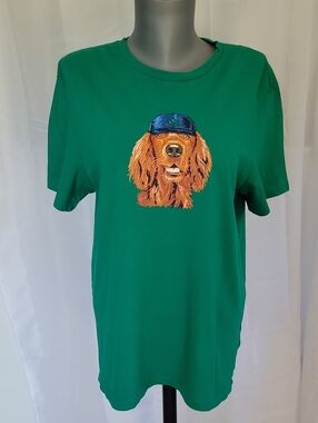 J. Crew St. Patrick's Day Collection T-Shirt Medium Green
